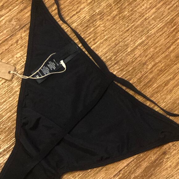 Skims Black Onyx T-String Thong Panties Size 3X - Picture 7 of 10